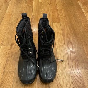 Sperry waterproof rubber boot